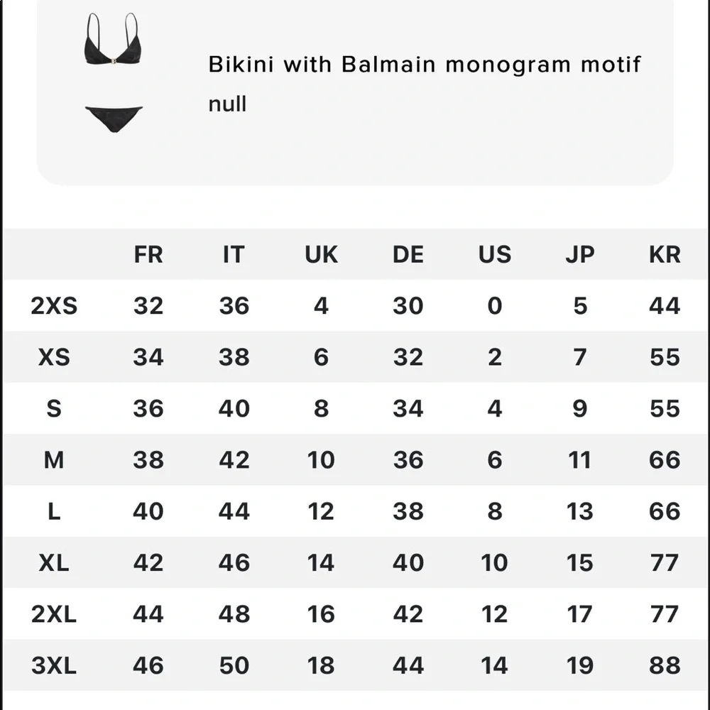 Balmain Monogram Bikini 44‎